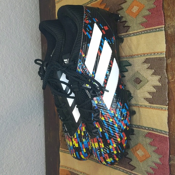 Adidas Freak Carbon Men's Low-Top Football Cleats Sz 12.5, Black/Multi-Color - Picture 4 of 7